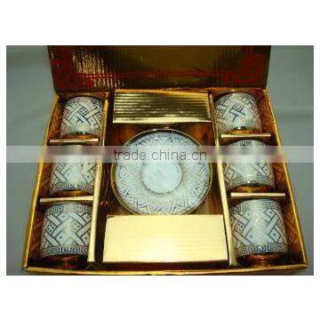 Clearance sale golden Arab style porcelain tea set