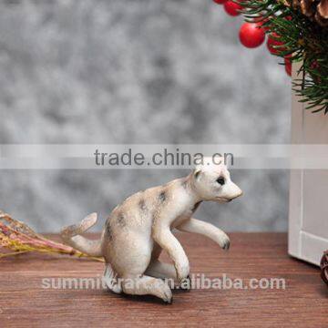 Mongoose Mini Imitation Polystone Meerkat Figurines photo-2