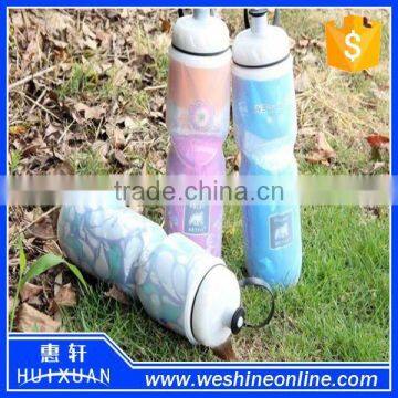 650ml/24oz BPA free insulated sports water bottle,bike bicycle cycling LDPE water bottle