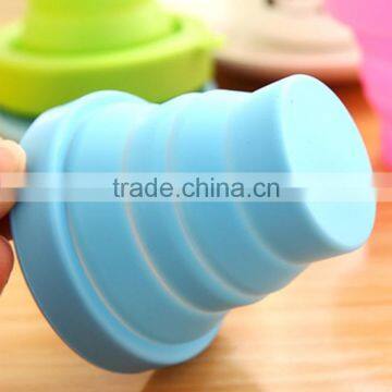 Silicone Collapsible Cup With Lid, Portable Travel Folding Water Cup,silicone Cup Customized photo-5