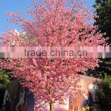 Street Landscaping Festival Decoration Outdoor Silk Peach Blossom Tree photo-3