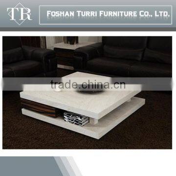 Unique Design Iran Luxury Marble Wooden Coffee Table photo-5