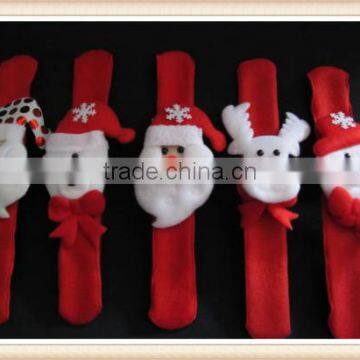 aus seller...CHRISTMAS SLAP BRACELET....3 DESIGNS...GREAT STOCKING FILLERS...new