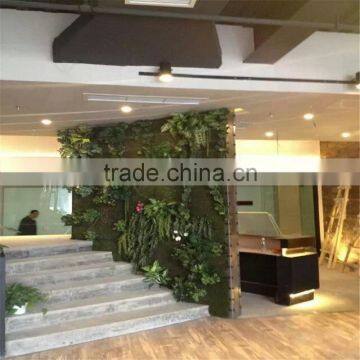 2017 China wholesale china PVC vertical green wall and plant wall