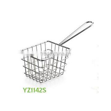 Professional Manufacture Production Stainless Steel Deep Fryer Basket&mini Fry Basket &stainless Steel Deep Frying Basket photo-3
