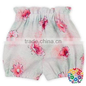 Boutique Toddler Baby Kids Summer Bubble Floral Elastic High Waist Vintage Short Pants photo-5