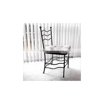 wrought iron chair