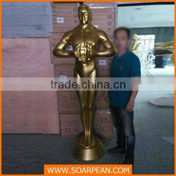 Custom Fiberglass Oscar Golden Statue