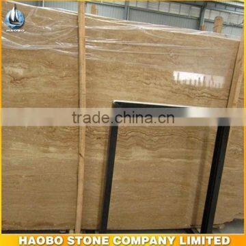 Wholesale natural beige travertine slab