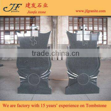 Cheap China 654 Dark Black Granite Headstones photo-4