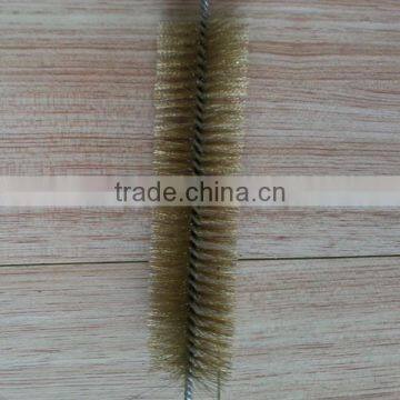 Long handle brass wire boiler tube cleaning brush