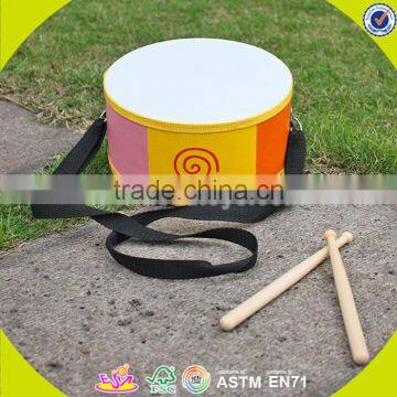 Wholesale Simple Style Wooden Toy Double Drums Funny Wooden Toy Double Drums for Toddlers W07J004 photo-3