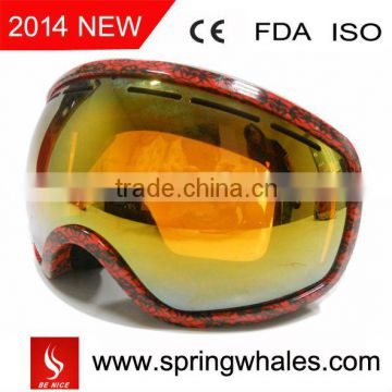 water transfer printing skiing goggle,snow goggles,snow boarding goggles