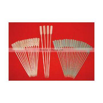 Various Cocktail Finger Food Bamboo Skewers