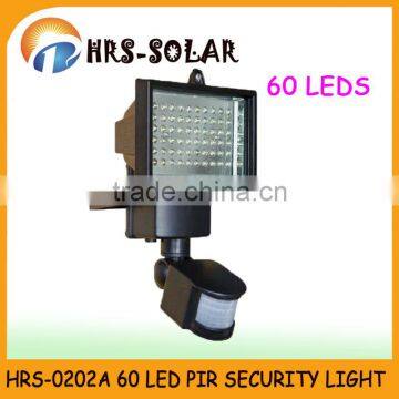 2015 HOT 60 LED super bright solar garden spot light