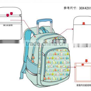 Beautiful and Cute Trolley Students Bag for Child
