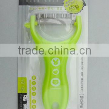 pp handle kitchen peeler with waved blade