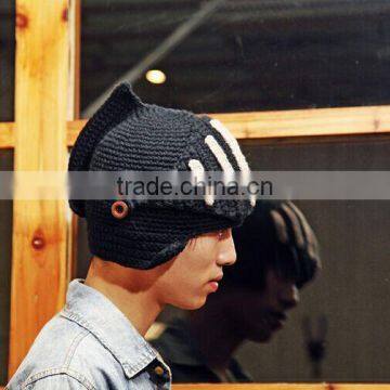 Winter Warm Roman Knight Knitted Beanie Hat photo-5