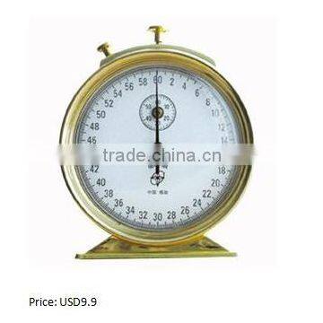 Mechanical stop clock teaching apparatus