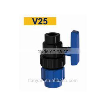 TY High Quality PP Compression Fittings FEMALE TRUE UNION VALVE Eco-friendly Cheap Price Full Size Factory Price List Discount photo-2