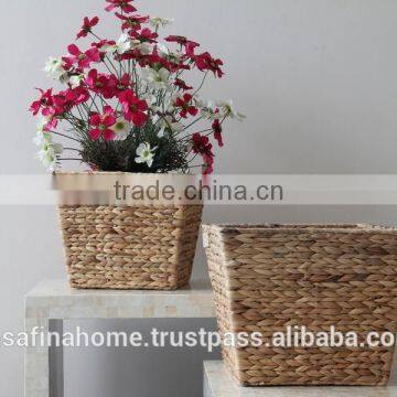 Tapered Shape Water Hyacinth Flower Planter photo-2