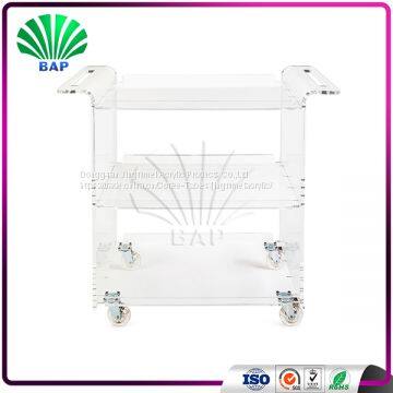 Modern 4 Wheels Trolley Cart Service Trolley Design Food Service Trolley photo-2