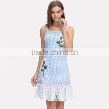 Latest Summer Women's Embroidery Dress Design photo-3