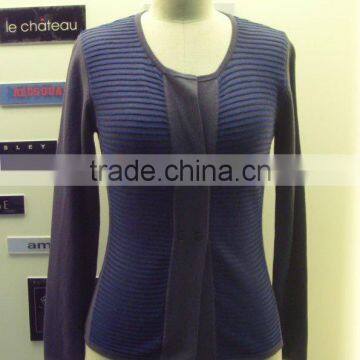 lady fancy stitch sweater