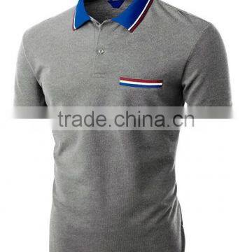 Custom Cotton Unbranded Polo Shirts , Oem Factory Polo Shirts Wholesale China photo-3
