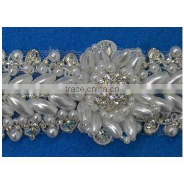 Wholesale Lace Trim Hand Work Saree Designs Photos Belt Conveyor for Dress photo-3