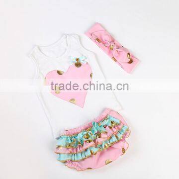 Wholesale Baby Clothing Set , Gold Baby Cotton Outift, New Style Clothes in Stock photo-3