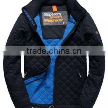 2017 new design men diamond stitched jacket with light padding (RENS01)