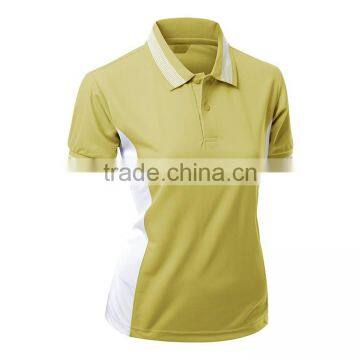 100% Polyester Dry Fit Sport Latest Design Color Combination Polo T Shirt photo-3
