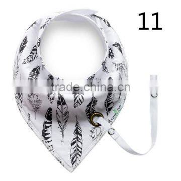 S17219A New Fashion Pacifier Unique Cartoon Cotton Towel Baby Bib photo-5