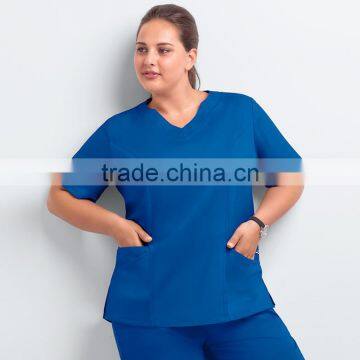 New Style Plus Size Hospital Medical Nurse Uniform Design Scrub Suit Set photo-5
