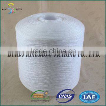 44/2 raw white 100% virgin spun polyester yarn from china