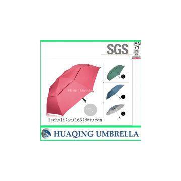 G-005 2 fold automatic double layer golf umbrella