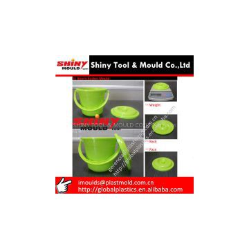 Huangyan Plastic Mould Manufacturer Bucket Lid Mould Injection Mould