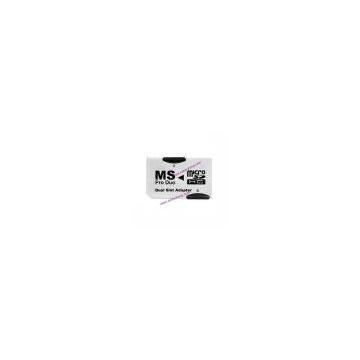 TF to MS Dual Slot Adapter