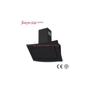 Full black glass self venting range hood/cooker hod/chinese kitchen exhuast range hood