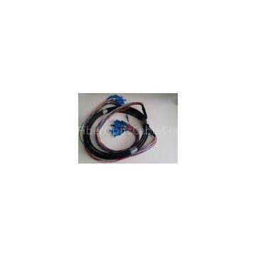 Outdoor 3mm Single Mode And Multimode Fiber Optic Cable Patch Cord 6 Core