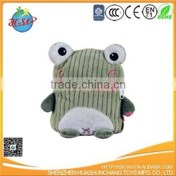 custom plush frog coin purse