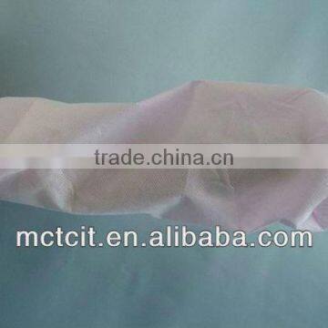 Disposable pink color oil proof PP non-woven sleeve cover/oversleeve