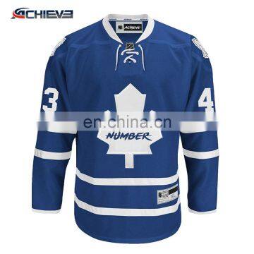 sports custom hockey jerseys sublimation team hockey uniforms tackle twill Ice hockey jerseys