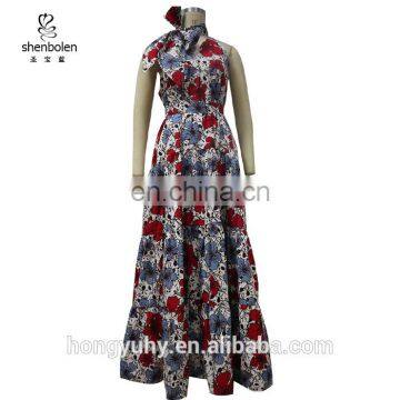 african kitenge dress desings african wholesale clothing wax print dress