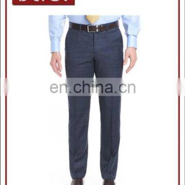 Latest Fashion New Arrival Mens Navy Check Formal Trousers