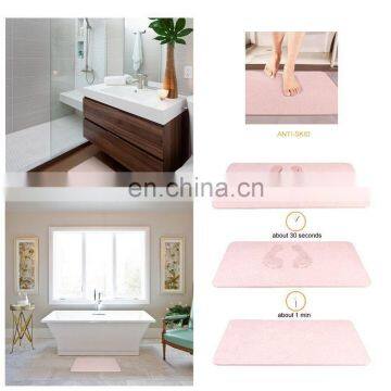 Natural Diatomite Water Absorbent Foot Pad Fast Dry Bath Ground Mat Anti-Slip Bathroom Floor Cushion photo-5