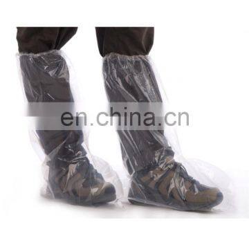 Medical disposable PE waterproof boot cover with elastic