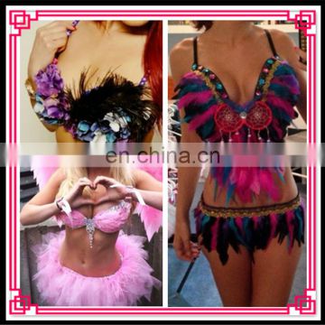 Aidocrystal Hot sale fashion fancy sexy adult women hand beaded Indian belly dance girl Performance costume