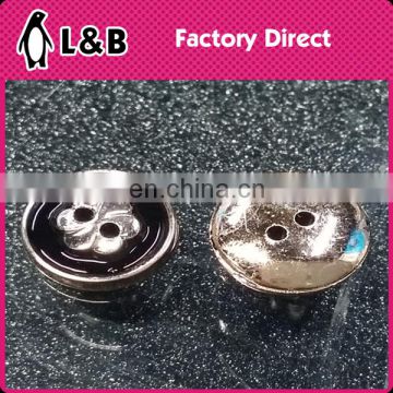 Popular Plastic Plating Button Point oil Concave flower Buntton